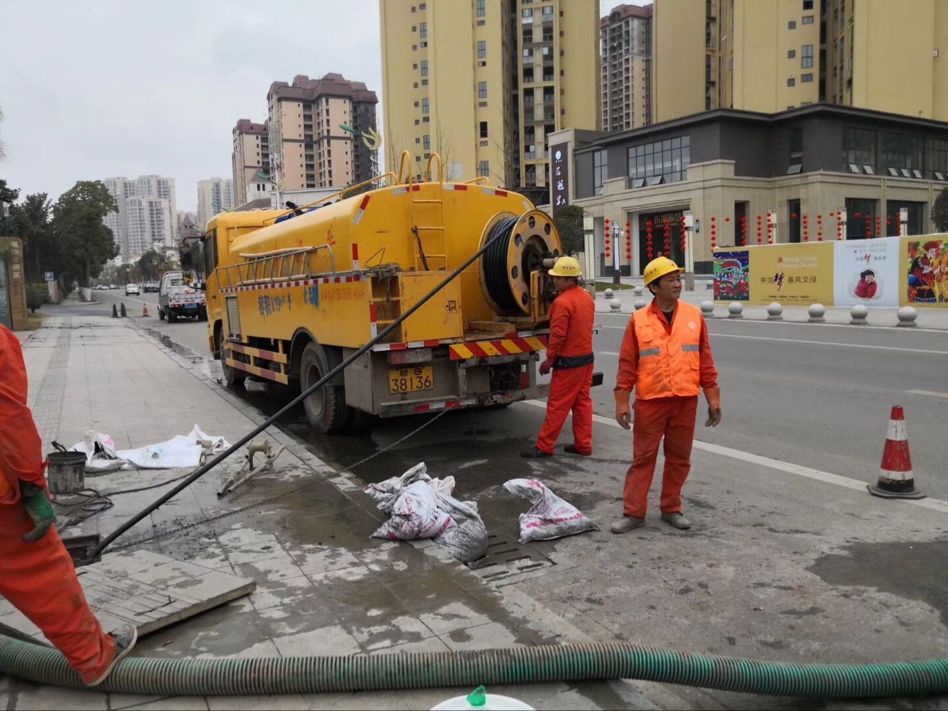 潢川排污管道清淤-管道清洗